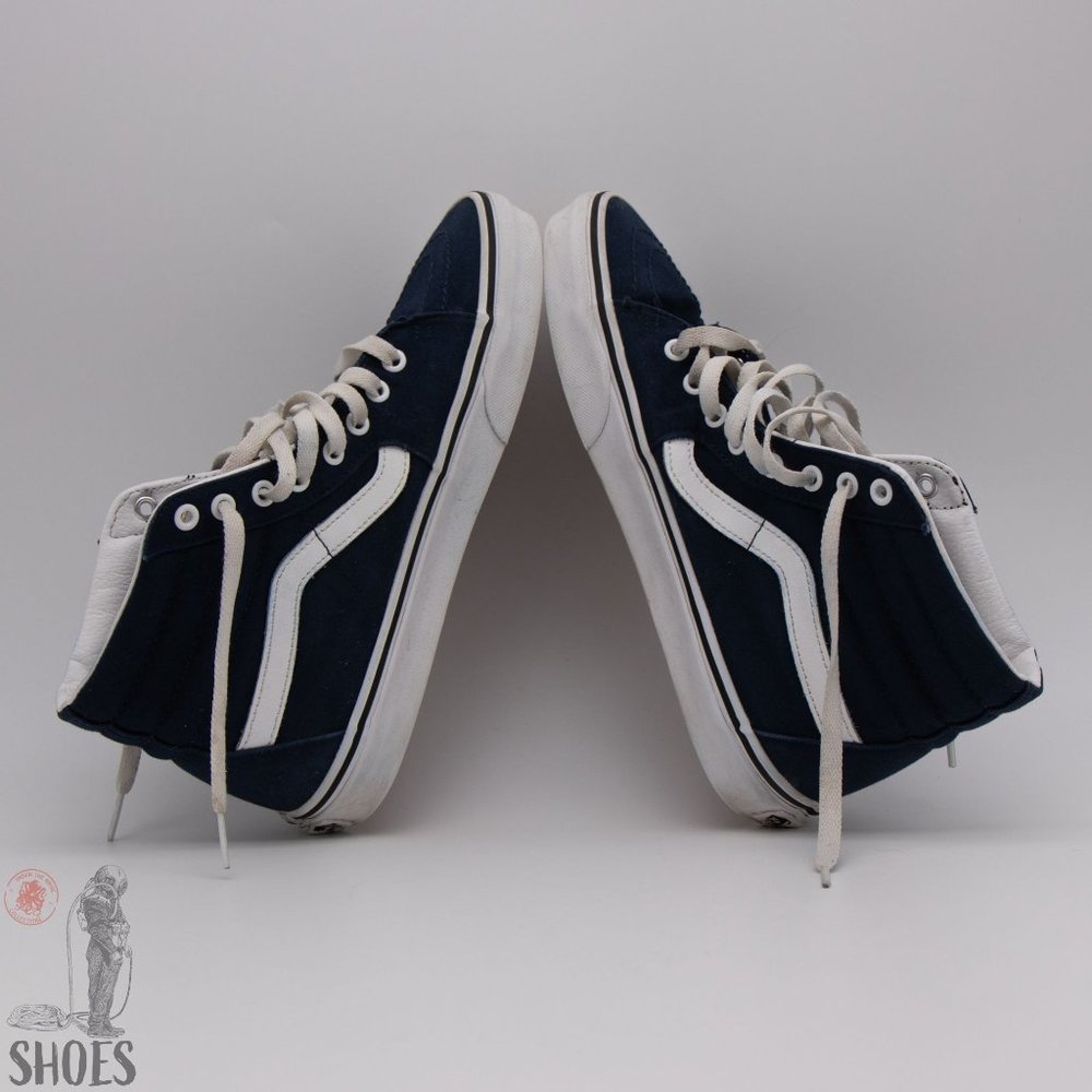 Vans Blue Canvas High-Top - Women's 9.5 - Picture 9 of 13